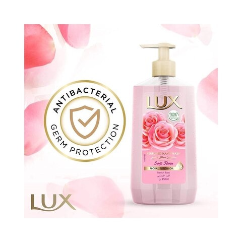 Lux Perfumed Hand Wash Soft Rose 200ml Pink