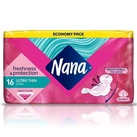 Nana Women Pads Economy Pack Ultra Thin Long 16 Pads