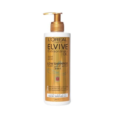 Udstyr hobby på en ferie L'Oreal Elvive Extraordinary Oil Dry Hair Low Shampoo 400 ml