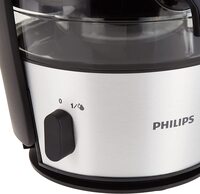 Philips New Viva Juicer Hr1863/22, 700W, Metal Aluminum, 1 Speed, Xl 75 mm Feeding Tube, Quick Clean, Up To 2L Juice In One Go