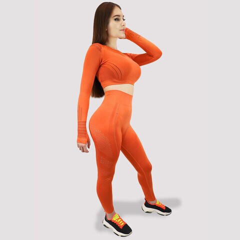 Buy Kidwala Mesh Panel Leggings - High Waisted Workout Gym Yoga Pants for  Women (Large, Maroon) Online - Shop on Carrefour UAE