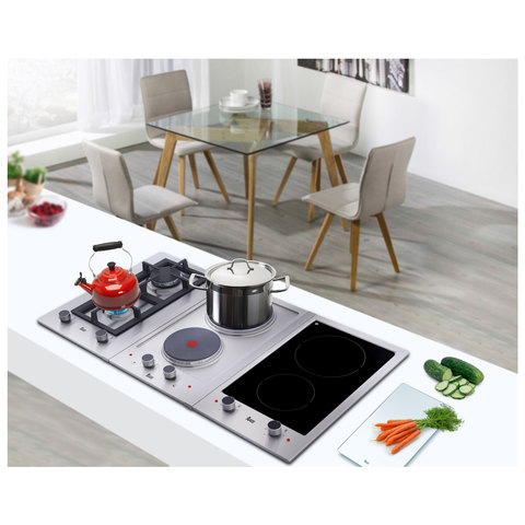 Teka EFX 30.1 2P Modular electric cooking plate with mechanical timer in 30 cm