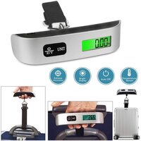 AL SAQER-Digital Hanging Luggage Scale Portable Handheld Baggage Scale for Travel Suitcase Scale for Traveling with LCD Display 50kg/110lb