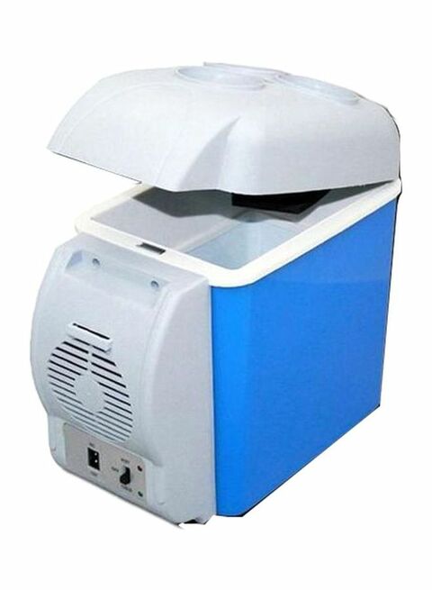 Generic Car Compact Refrigerator With Warmer 7.5L Ge810Hl0Chisvnafamz-22321620 Blue/White