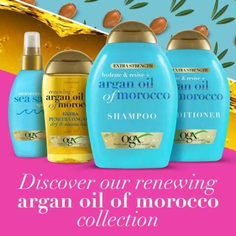 OGX Hair Oil Renewing+ Argan Oil of Morocco Extra Penetrating Oil Dry &amp; Coarse Hair Types New Formula 100ml