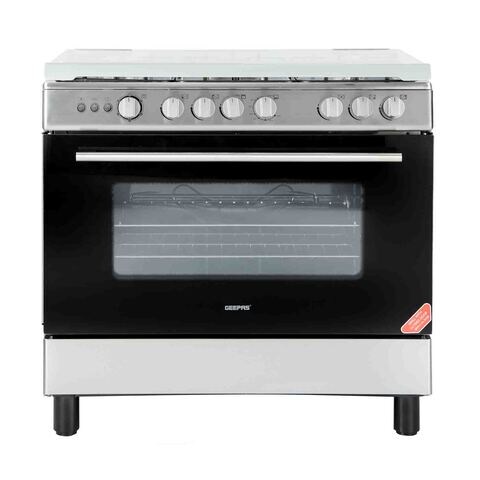 GEEPAS GAS COOKER GCR9061-90X60 (Plus Extra Supplier&#39;s Delivery Charge Outside Doha)
