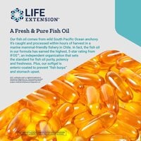 Life Extension Super Omega-3 Epa/Dha Sesame Lignans &amp; Olive Extract - Ifos 5-Star Rated Fish Oil Fatty Acids Supplement Pills For Heart &amp; Brain Health &ndash; Gluten-Free, Non-Gmo &ndash; 60 Softgels