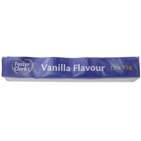 Foster Clark&#39;s Vanilla Flavour Powder 15g Pack of 12