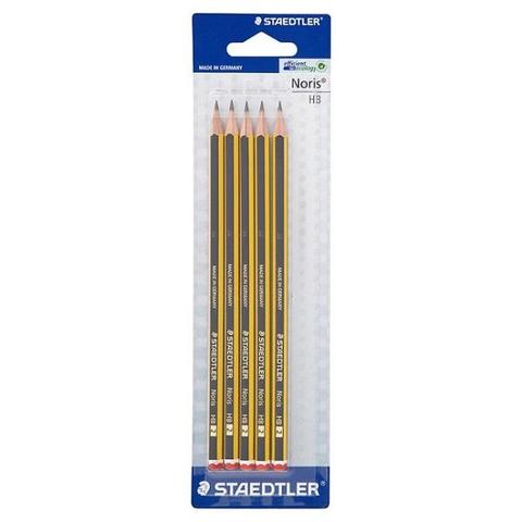 Staedtler - Noris Club Noris Pencil Set - Includes 3 X Noris Hb Pencils,  Noris Eraser And Noris Sharpener