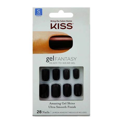 Kiss Gel Fantasy Nails KGN09C Brown, 24 Piece Online | Carrefour Qatar