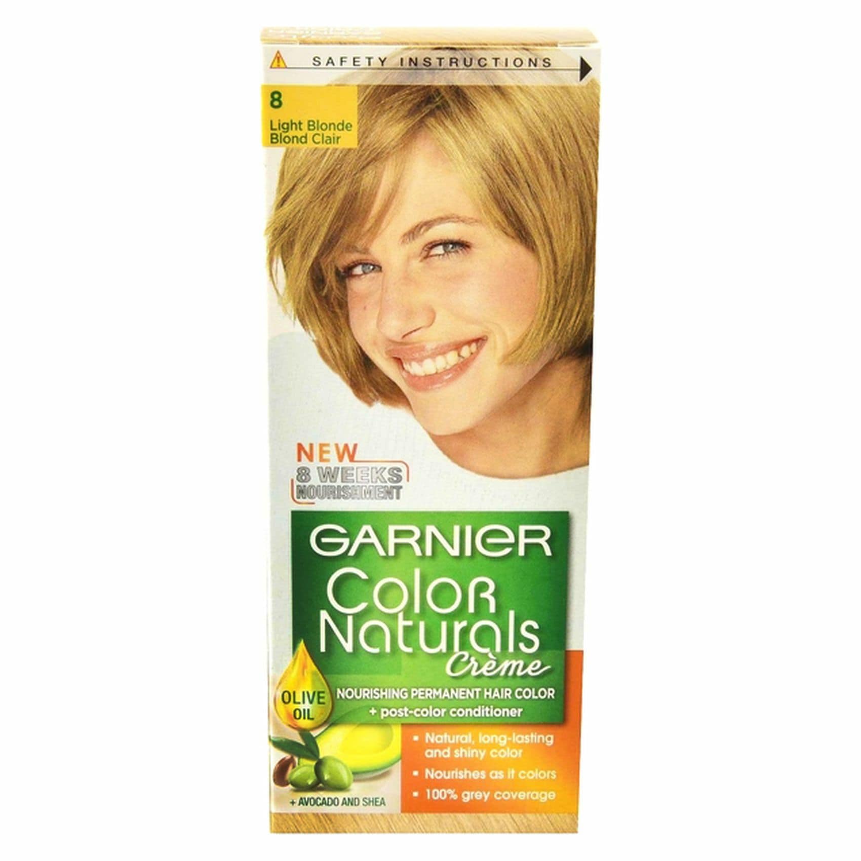 Buy Garnier Colour Naturals Creme Nourishing Permanent Hair Colour 8