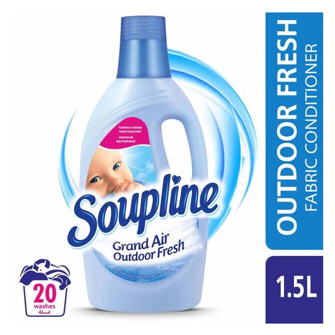Buy Soupline Diluted Grand Air Outdoor Fresh Fabric Softener 1.5L Online -  Shop Cleaning & Household on Carrefour Lebanon