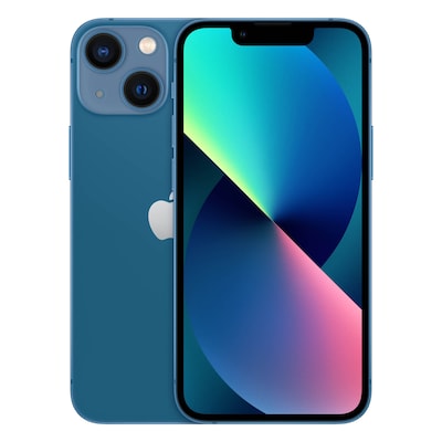 أبل آيفون 13 بذاكرة رام سعة 4 غيغابايت وذاكرة داخلية سعة 128 غيغابايت يدعم تقنية 5G _أزرق