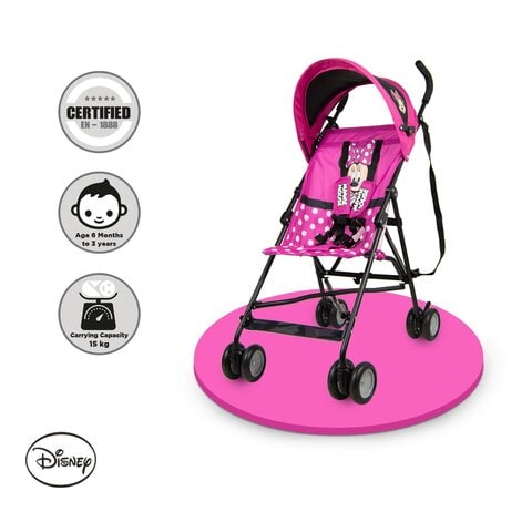 Disney Minnie Mouse Lightweight Buggy Stroller Pink