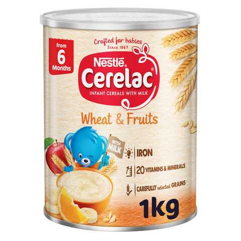 Nestle Cerelac Infant Cereal  Wheat &amp; Fruits 1kg