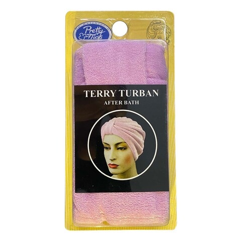 Pretty Miss Terry Turban 41129 Pink