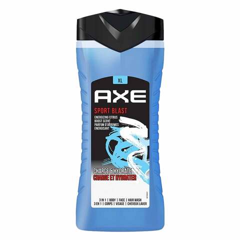Buy Axe Sport Blast Charge And Hydrate Citrus Boost Scent Body Wash ...