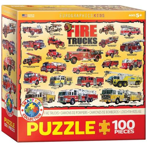 Eurographic Puzzles- Fire Trucks