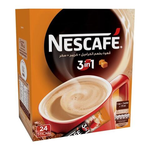 Nescaf&eacute; 3In1 Caramel - 18 gram - 24 Sachets