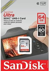 Sandisk Sdsdunc-064G-An6In Sandisk Ultra(R) Sdxc(Tm) Memory Card (64Gb)