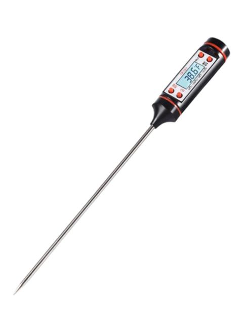 Urban Utility  Digital Meat Thermometer 9.3 Inch Long Hold Function for Kitchen Cooking Grill BBQ Meat  Water