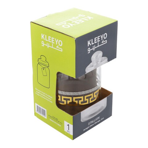 Kleeyo Stallion Airtight Glass Storage Jar