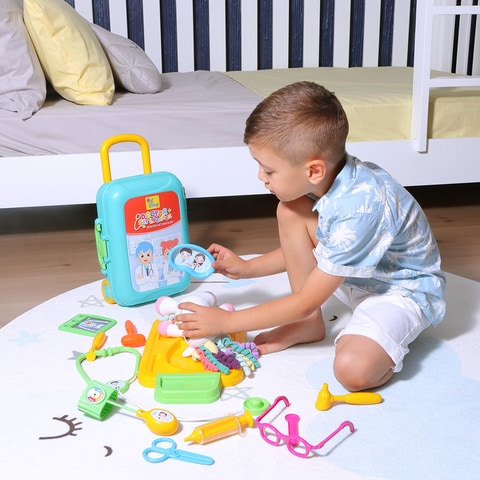 Baby playing store doctor set