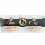 Buy Olay Natural Aura Glowing Radiance Day Cream 50mlx2 in Kuwait