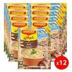 Buy Maggi Mushroom Oat Soup 65g x 12 Pieces in Kuwait