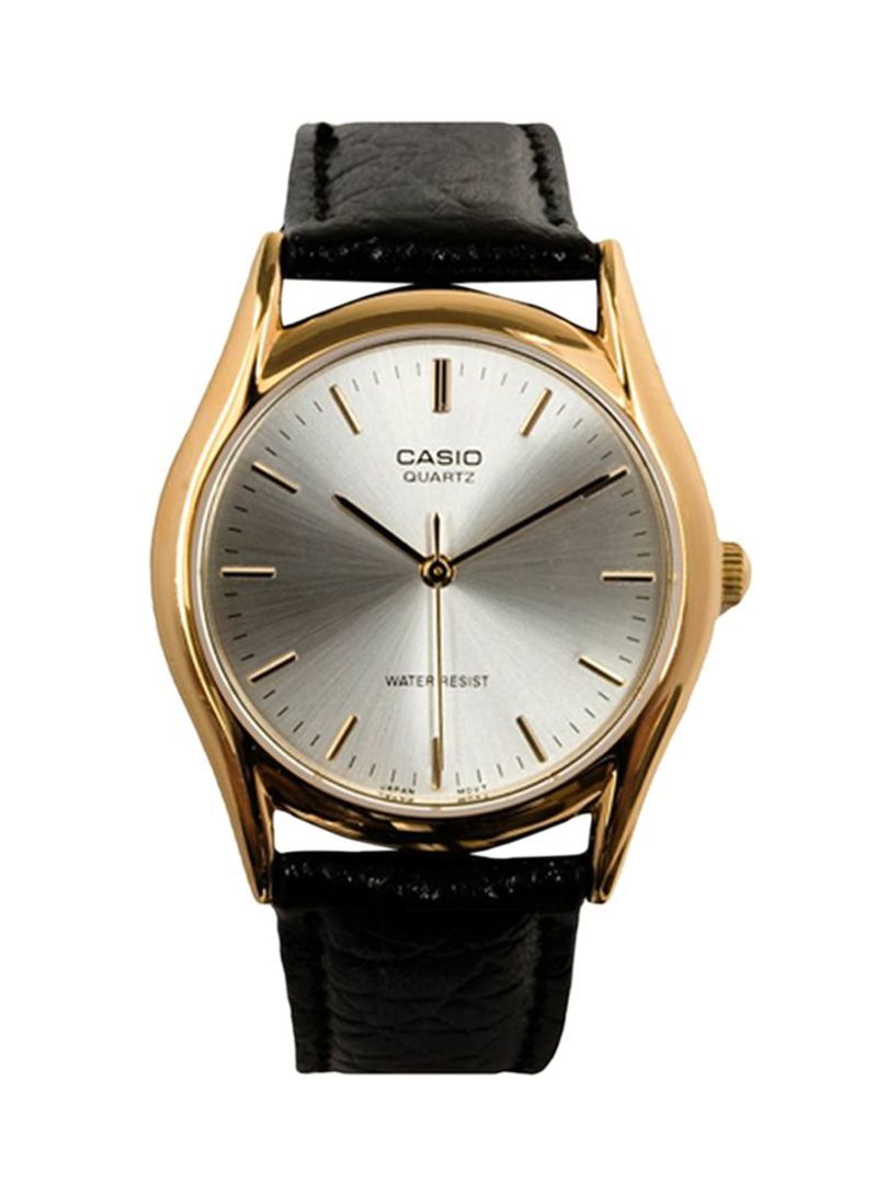 Buy Casio Men S Leather Analog Wrist Watch Mtp 1094q 7a Online Shop Fashion Accessories Luggage On Carrefour Uae