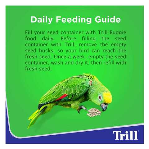 Trill Budgie Seed Mix Bird Food 1kg