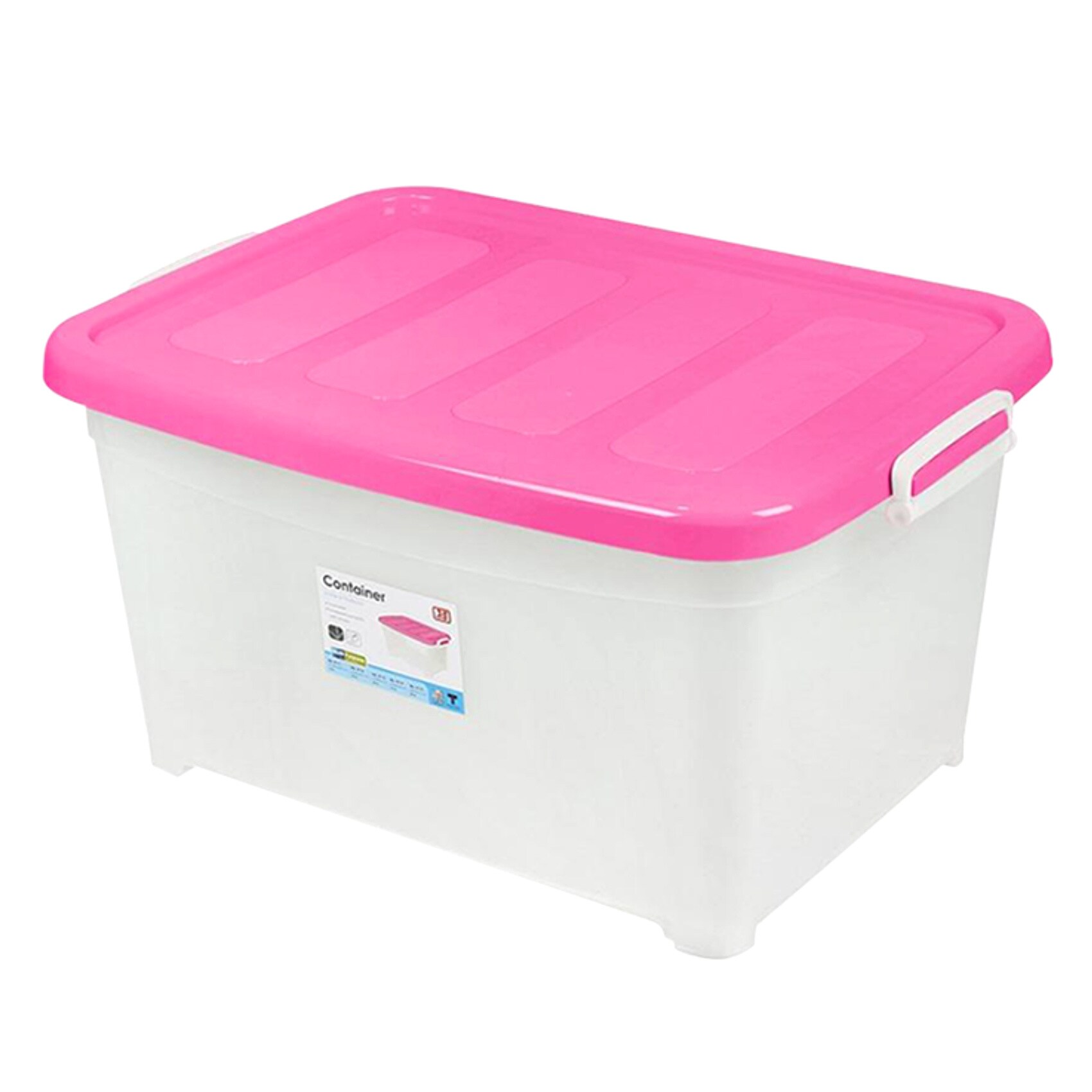 Set of 3 Pink Storage Box, 0.15L, Sold by at Home