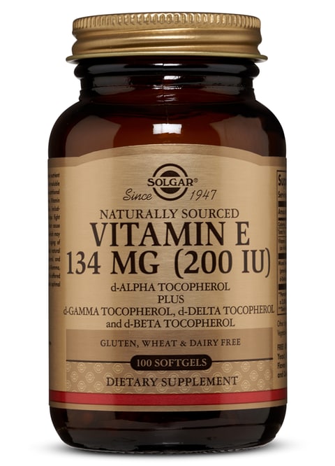 Vitamin E 134 Mg (200 Iu) 100 Mixed Softgels (D-Alpha Tocopherol &amp; Mixed Tocopherols)