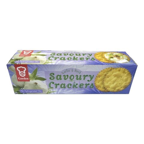 Garden Garlic And Herb Savoury Crackers 150g