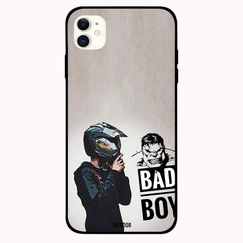Theodor - Apple iPhone 12 6.1 inch Case Bad Boy Flexible Silicone Cover
