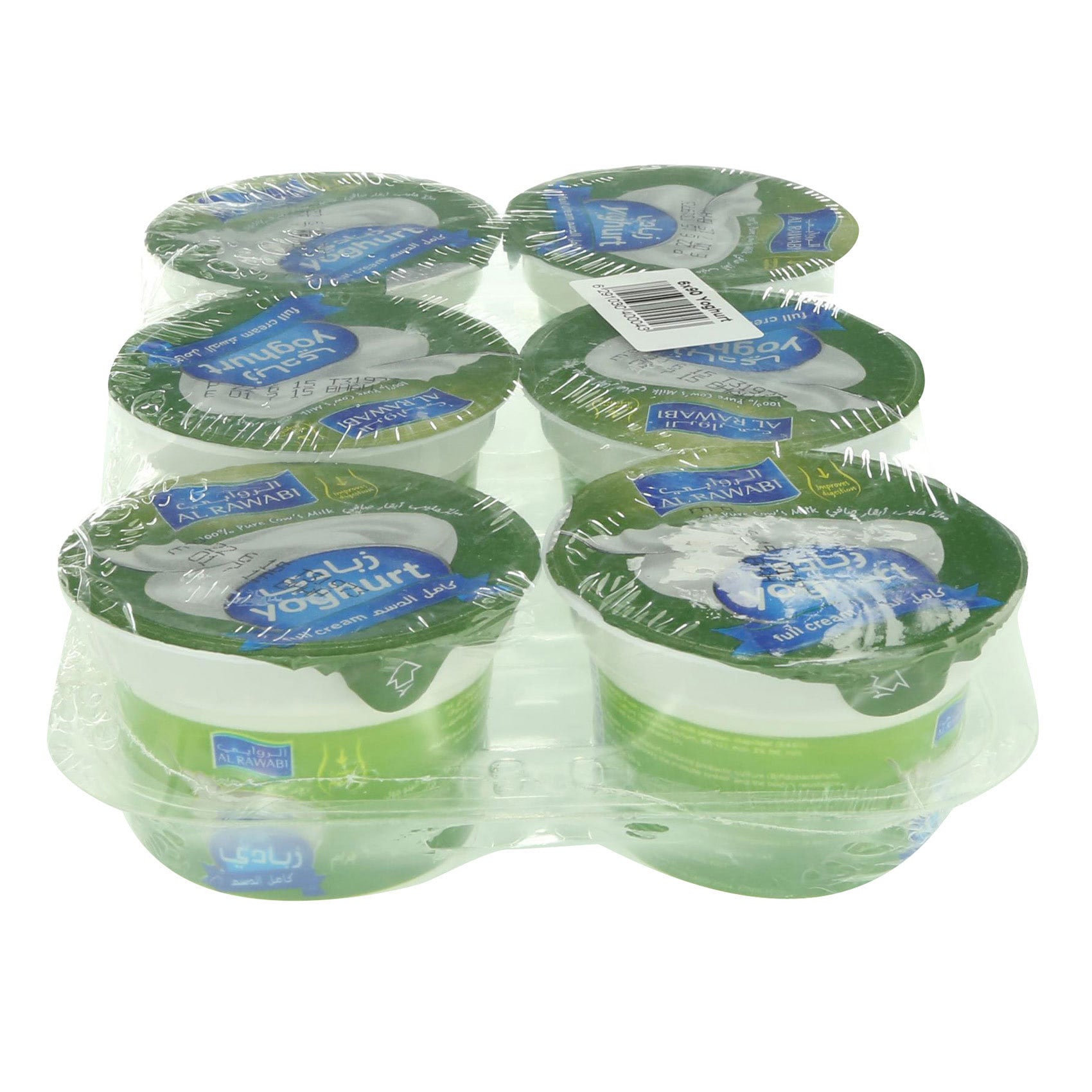 Buy Al Rawabi Full Cream Fresh Yoghurt 90g x Pack of 6 Online - Shop ...