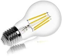 MODI LED Filament Bulb E27 Non-dimmable LED Bulb，Warm White（3000k/2700k）4W 4 Pack