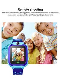 Generic Waterproof Gps Tracker Child Kids Smart Watch Blue/Black/Purple