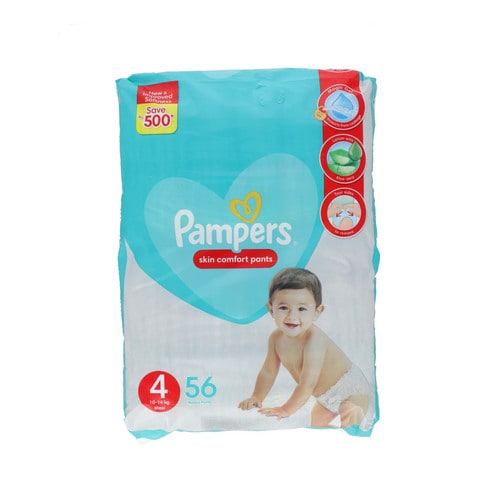 Buy Pampers Skin Comforts Pants Size 4 (10 - 14 kg) 50 pcs Online