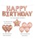 Happy Birthday Design Balloon Decoration Set 12inch