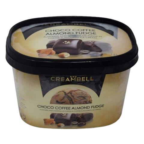 coffee almond fudge ice cream