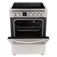 Hoover Ceramic Cookware Electric Oven FVC66.01S Silver
