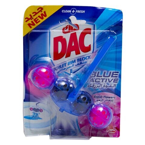 DAC Blue Active Fresh Flower Toilet Rim Block 50g price in UAE ...