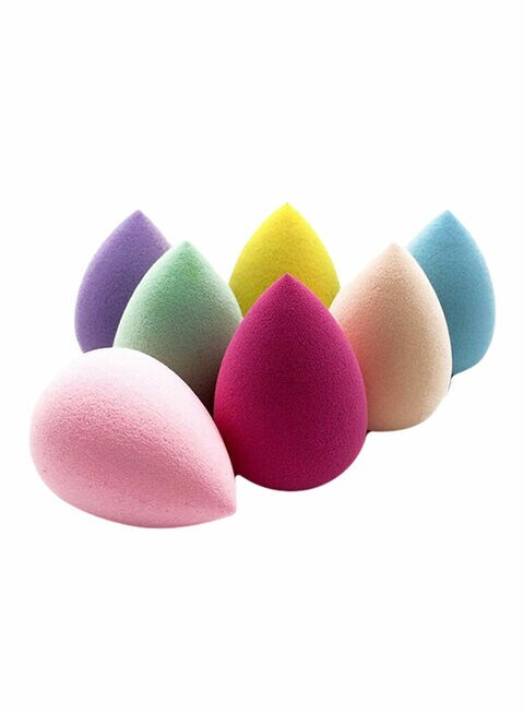 اشتري Ehome 5-Piece Makeup Blender Foundation Puff Sponges Multicolour في الامارات