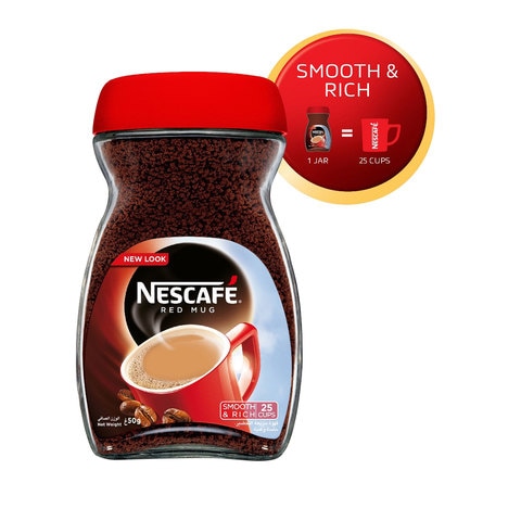 Nescafe Red Mug Instant Coffee Jar 50g