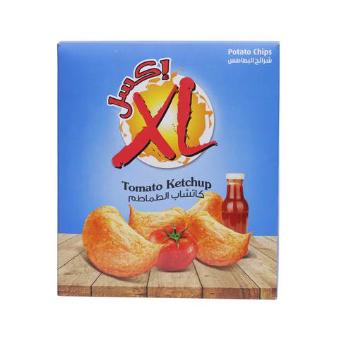 Buy xL Tomato Ketchup Potato Chips 23 g x 14 in Saudi Arabia