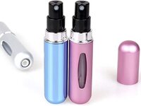 Generic 5 Pcs Perfume Spray Bottle Set For Travel Spray Scent Pump Case 5 ml (Multicolor)
