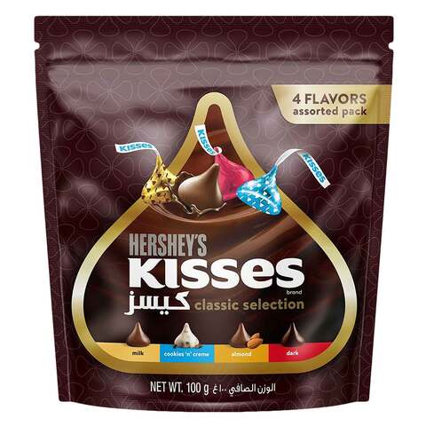 Hershey Pieces Kisses Classic Selection Chocolate 100g Online ...