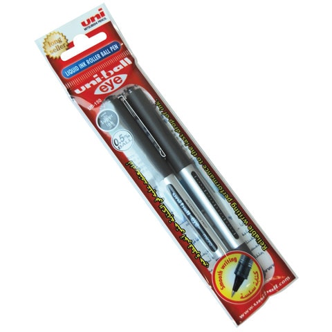 Buy Uni-ball Eye Micro Rollerball Pen UB-150 Black 0.3mm 2 PCS Online -  Shop Stationery & School Supplies on Carrefour UAE