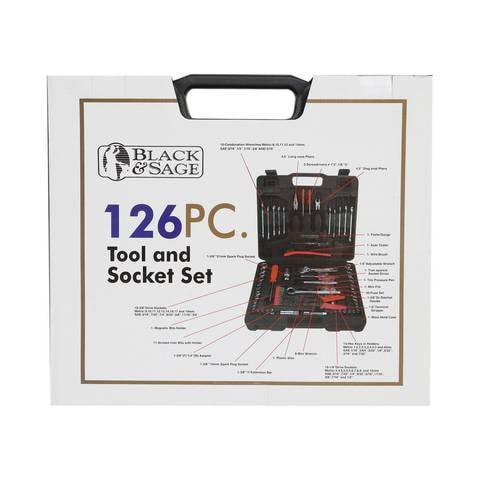 Black &amp; Sage Tool And Socket Set 126pcs